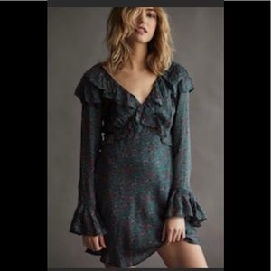 SALE 🔥 Free People Sweetest Thing Ruffle Mini Dress